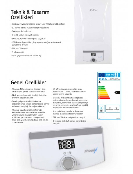 ECA PHOENİX HERMETİK ŞOFBEN